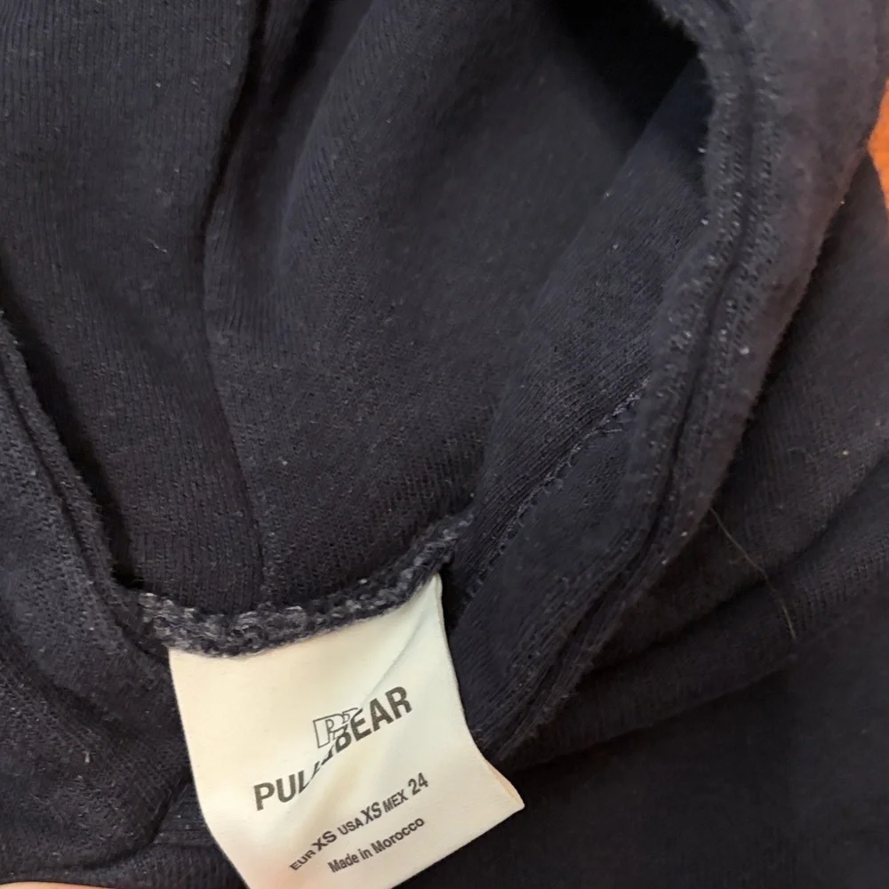 Match Navy Hoodie with Green Logo - Picture 3 of 4